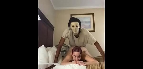  ADONIS AKA KING DICK PLAYS MICHAEL MYERS AND FUCKS TELEVISION STAR LEXI BLOW